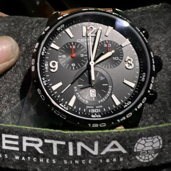 Black Chronograph Men's Watch
